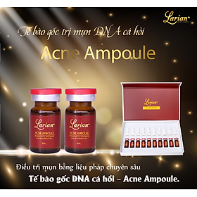 Tế bào gốc trị mụn Dna Cá Hồi Larian Acne Ampoupe dành cho Spa trong liệu trình trị liệu chuyên sâu cho da mụn