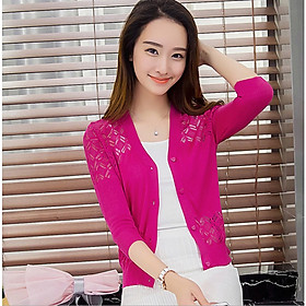 Áo len nữ cardigan kiểu dáng Hàn Quốc dễ thương AO37 Free size