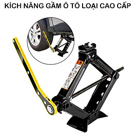 Kích Nâng Gầm Ô Tô, Xe Con, Xe Máy 2 Tấn Loại Dày Kèm Cờ Lê Nhỏ Gọn – Thay Lốp Khẩn Cấp Dễ Dàng