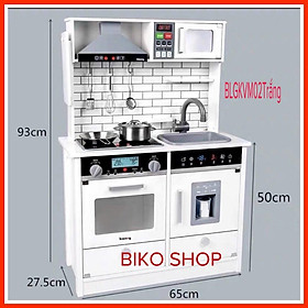 BỘ ĐỒ CHƠI BẾP KÈM BỒN RỬA CHO BÉ 93CM PHONG CÁCH HÀN- BLGKV03