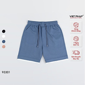 Quần Short Thun Nam VIỆT PHÁP Form Suông Chất liệu cotton thoáng mát co giãn tốt 93301
