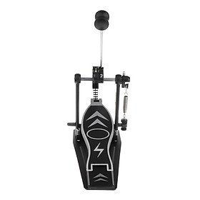 Hình ảnh Single Bass Drum Set Pedal Double Chain Drive Foot Pedal Percussion Black