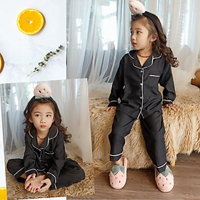 Đồ bộ pijama cho bé trai bé gái chất vải kate lụa xinh xắn thiết kế đáng