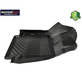 Thảm lót sàn xe ô tô Audi A6 2012 -2018 Nhãn hiệu Macsim chất liệu nhựa TPV cao cấp màu đen