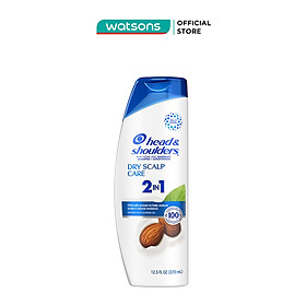 Dầu Gội Và Xả Head & Shoulders Dry Scalp Care 2in1 With Almond Oil Với Dầu Hạnh Nhân 400ml