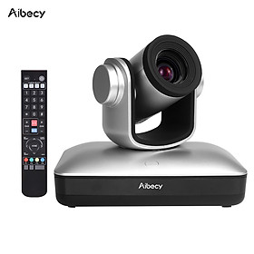 Aibecy HD Video Conference Cam Conference Camera Full HD 1080P 3X Optical Zoom 95 Degree Wide Viewing with 2.0 USB Web