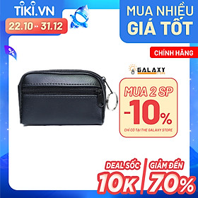 Ví Nhỏ Gọn Nam Nữ Để Tiền Lẻ Thẻ Xe Giấy Tờ Nhỏ Gọn Móc Khóa Tiện Lợi Galaxy Store GVMKB01 (6.5x10.5 cm)