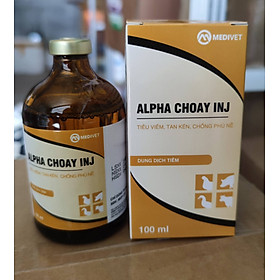 Alpha Choay 100ml Tiêu viêm, tan kén, chống phù nề gia súc, gia cầm