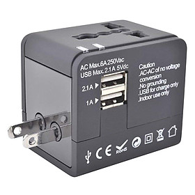 Adapter Sạc Du Lịch 2 Cổng USB Ceomate CME-AD01-3