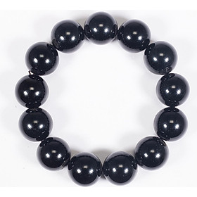 Vòng tay phong thủy đá obsidian mệnh thủy , kim - Ngọc Quý Gemstones