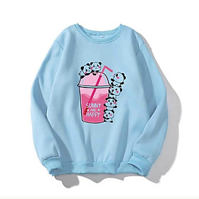 Áo sweater - áo nỉ nam nữ unisex coffe - kèm deal sốc