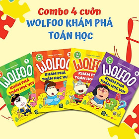 Sách - Combo 4 Cuốn WOLFOO Khám Phá  Toán Học Vui