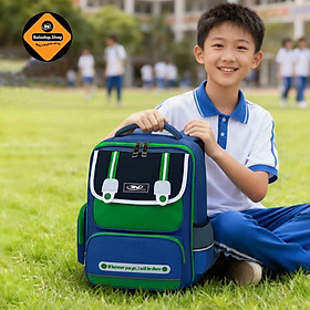 Balo Học Sinh Chống Gù TNBags Smart Green TN.B3111, Ngăn Mở 180 Độ, Thiết Kế Hiện Đại, Màu Xanh Năng Động!