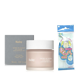 Kem Dưỡng Da Dưỡng Ẩm, Ngăn Ngừa Lão Hoá Vùng Da Mắt Huxley Eye Cream; Concentrate On 30ml + Tặng kèm 1 túi lưới rửa mặt tạo bọt