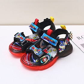 Giày Sandal quai hậu cho bé, giày thể thao siêu nhẹ, êm nhẹ chống trơn có đèn nhấp nháy – GSD9165 - 27