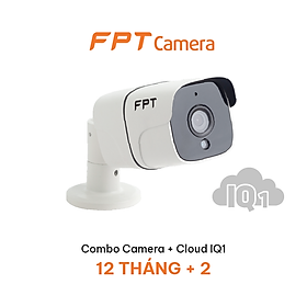 Mua Camera Giám Sát An Ninh Thông Minh FPT IQ2S - Outdoor Ngoài Trời - Tặng kèm gói lưu trữ Cloud 14 tháng - Hàng chính hãng