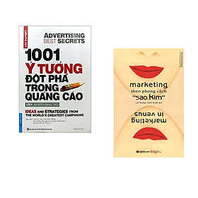 Hình ảnh Combo 2 cuốn sách: 1001 ý Tưởng Đột Phá Trong Quảng Cáo + Marketing Theo Phong Cách Sao Kim