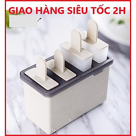 Hộp Làm Kem 4 Ngăn Chất Liệu An Toàn