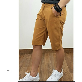 Quần Short kaki nam vải êm bền đẹp Xanh đậm và nâu
