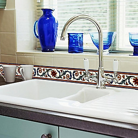Cuộn Băng Giấy Dán Tường PVC Trang Trí Phòng Bếp Phòng Khách Nhà Tắm (10m)