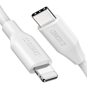 Dây cáp sạc MFI sạc nhanh 30W chuẩn PD 3.0 Type-C / USB C to đầu sạc cho iPhone / iPad hiệu CHOETECH IP0040 dài 120cm - hàng chính hãng - Trắng