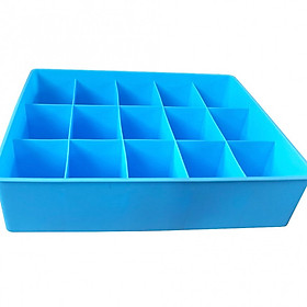 Mua Khay Nhựa PP Đựng Đồ Lót 15 Ngăn xanh
