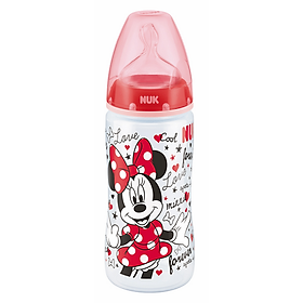 Bình Sữa Nhựa PP 300ml Mickey Núm Ti Silicone S2 Nuk NU12935 (Size M) - Mẫu Ngẫu Nhiên