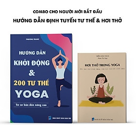 Ảnh bìa Combo sách yoga cho người mới tập: Hướng dẫn khởi động và 200 tư thế + Hơi thở trong yoga