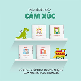 Combo 4 cuốn truyện tranh Ehon Nhật Bản - Điều Kỳ Diệu Của Cảm Xúc (Vui là như thế nào nhỉ, Buồn là như thế nào nhỉ, Ngạc nhiên là như thế nào nhỉ, Xấu hổ là như thế nào nhỉ) - Dành cho trẻ từ 0 - 6 tuổi