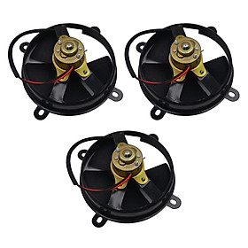 3x 6" D152mm 5- 12V   Cooling Fan For 150cc ATV Buggy Black