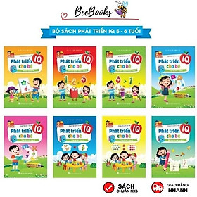 Sách Phát Triển IQ Dành Cho Bé Từ 5 đến 6 Tuổi- Trọn bộ 8 cuốn