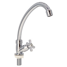 Mua Vòi rửa chén lạnh nhựa ABS mạ Chrome Eurolife EL-VCN03 (Trắng bạc)