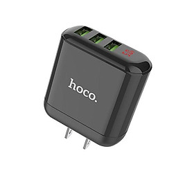 Củ sạc Hoco sạc nhanh 5V/5A màn hình LCD hiển thị điện áp ( 2 màu ) - Hàng chính hãng