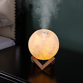3D Moon Night Light Humidifier Touch Lamp USB  Diffuser