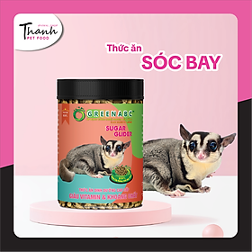 Thức ăn Sóc Bay & Sóc Cảnh nhãn GREENABC - Cung cấp đầy đủ dưỡng chất tạo năng lượng dồi dào, cơ thể dẻo dai – Hộp 480g