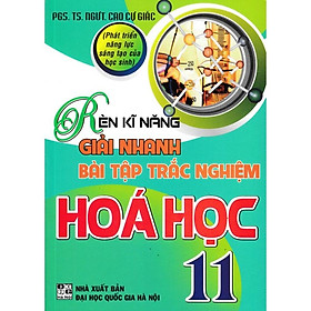 Sách - rèn kĩ năng giải nhanh bài tập trắc nghiệm hóa học 110