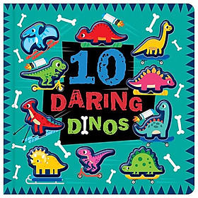 Sách ngoại văn: Count Down 10 Daring Dinos - MAKE BELIEVE IDEAS LTD