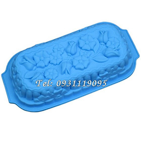 Mua Khuôn silicon hình chữ nhật các loại hoa – Loại 32 cm - Mã số 1127