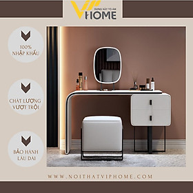 Mua Bàn trang điểm  bàn phấn kèm gương tích hợp đèn LED kèm nút cảm ứng thông minh và ngăn kéo để đồ tện lợi BTD-8040