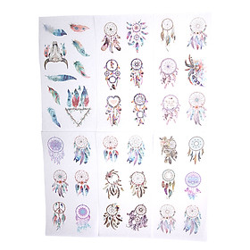 Sticker Dán Trang Trí ( Bộ 6 Tấm ) - Vòng Đan Ước nguyện