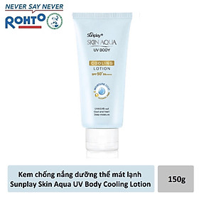 Kem Chống Nắng Dưỡng Thể Mát Lạnh Sunplay Skin Aqua Uv Body Cooling Lotion SPF 50+ Pa++++ (150G)