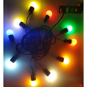 Mua Dây đèn led búp chanh 5 mét 10 bóng 3w trang trí shop  nhà cửa sân vườn