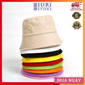 Mũ bucket trơn ️ Nón tai bèo vành cụp trơn nhiều màu sắc Ulzzang form unisex nam nữ - BK03 - JURI Store
