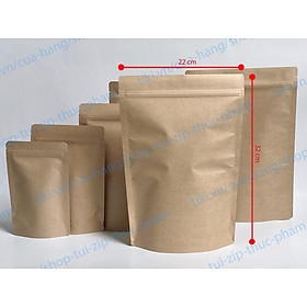 Mua 1kg Túi Zip Giấy  Túi zip hai mặt giấy  túi giấy không cửa sổ đựng trà  cà phê - size