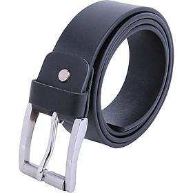 Dây nịt nam da bò đầu khóa Inox kim xỏ lỗ SUNPOLO BELT03