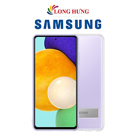Ốp lưng nhựa cứng Clear Standing Cover Samsung Galaxy A72 EF-JA725 - Hàng chính hãng