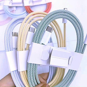 Mua Cáp Dù Sạc Nhanh PD 20W Bọc Dù Siêu Bền  Chống Đứt- Đa Màu Sắc-Sạc Nhanh