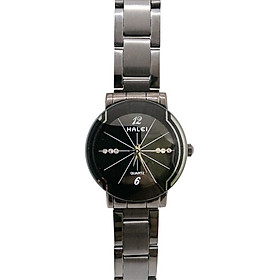 Đồng hồ Nữ Halei  HL457 + Tặng Combo TẨY CHẾT APPLE WHITE PELLING GEL BEAUSKIN chính hãng - Đen