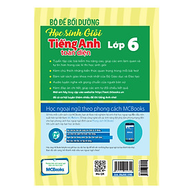Bộ Đề Bồi Dưỡng Học Sinh Giỏi Tiếng Anh Toàn Diện Lớp 6 ( Bản 2019 tặng kèm bookmark )