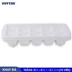 Mua Khay đá 10 viên nhựa Duy Tân (24 x 10.7 x 4.3 cm) - 12996 - Giao màu ngẫu nhiên - Hàng chính hãng